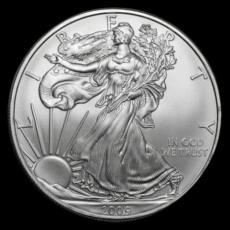 Amerykański Orzeł 1 uncja srebra 2009 - Front