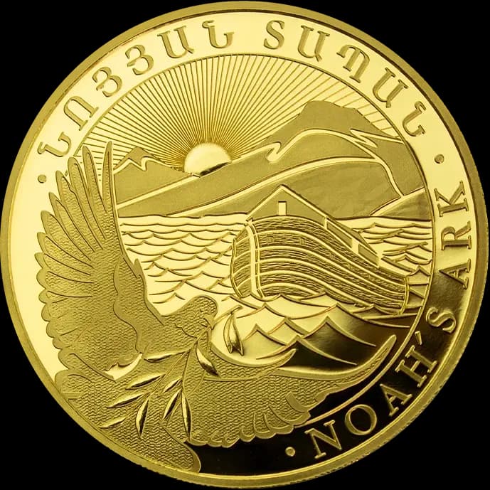 Arka Noego 1/2 uncji złota 2024 - Front