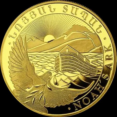 Arka Noego 1/4 uncji złota 2024 - Front