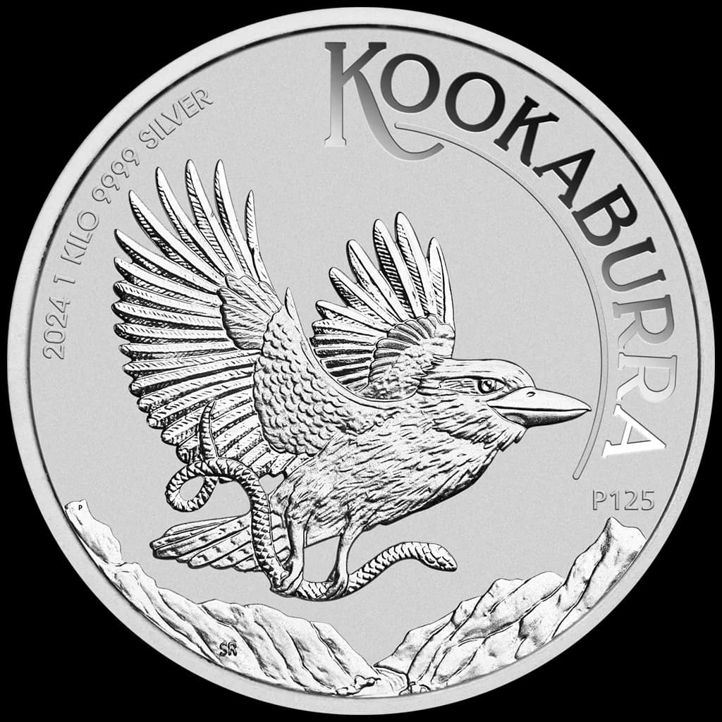 Kookaburra 1000g srebra 2024 - Front