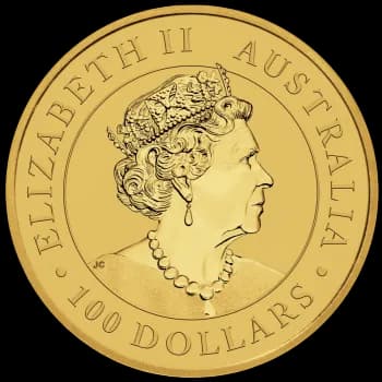 Australijski Kangur 1 uncja złota 2022 - Back