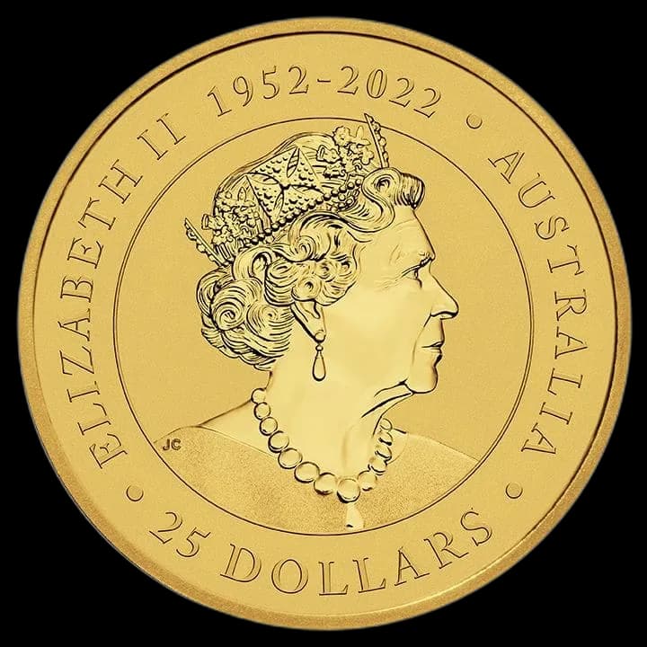 Australijski Kangur 1/4 uncji złota 2023 - Back
