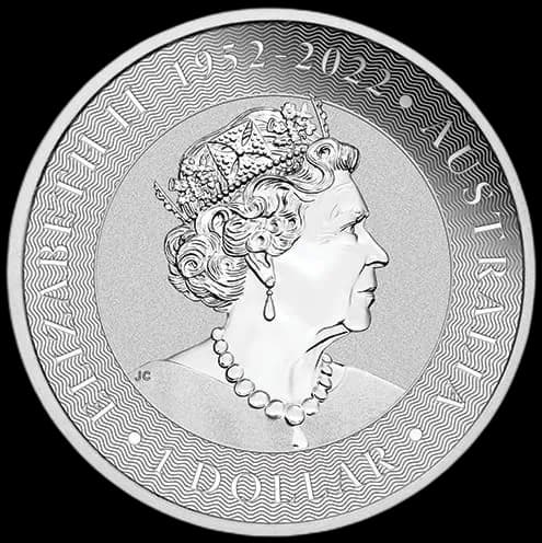 Australijski Kangur 1 uncja srebra 2023 - Back