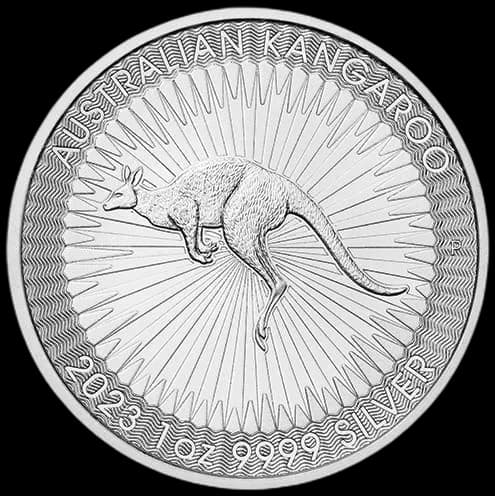 Australijski Kangur 1 uncja srebra 2023 - Front