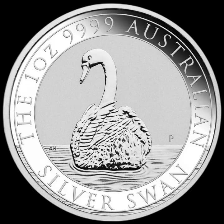 Australijski Łabędź 1 uncja srebra 2023 - Front
