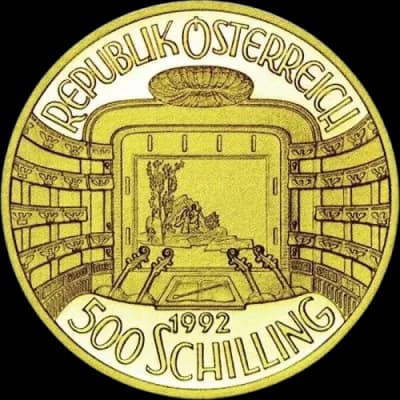 500 Szylingów Austriackich 150-lecie Filharmonii Wiedeńskiej - Back