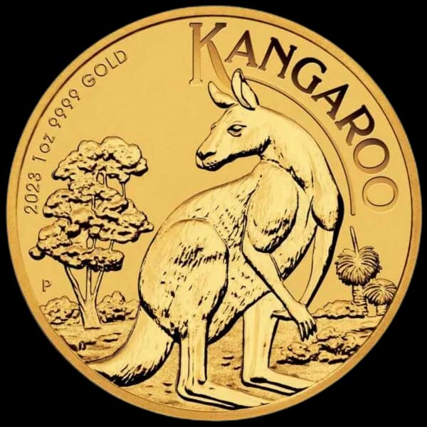Australijski Kangur 1 uncja Złota 2023 - Front