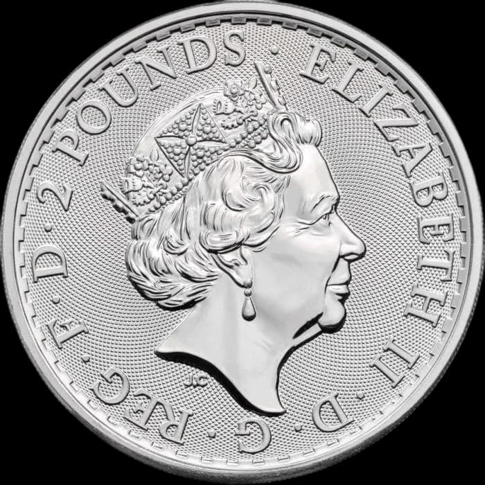 Britannia 1 uncja Srebra 2022 - Back