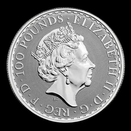 Britannia 1 uncja platyny 2022 - Back