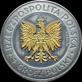 Folwark 1 uncja srebra 2023 Antique Gold - Back