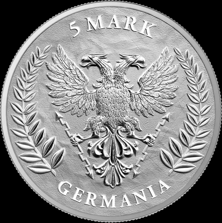 Germania 1 uncja Srebra 2024 - Back