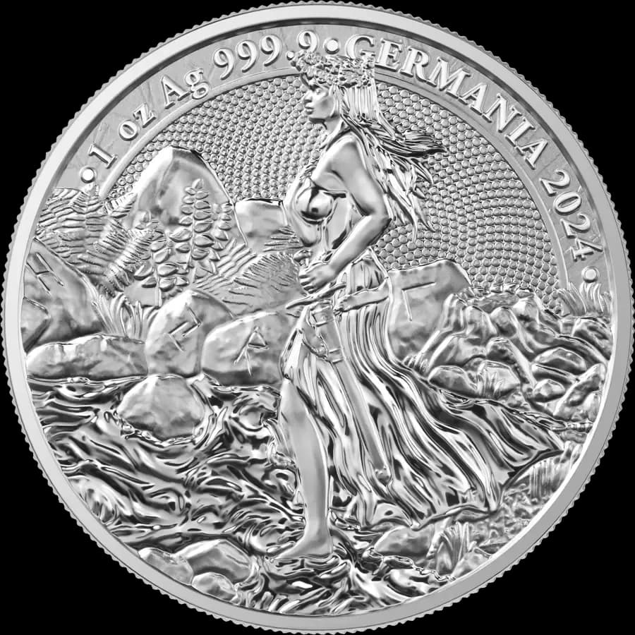 Germania 1 uncja Srebra 2024 - Front
