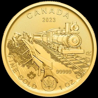 Klondike Gorączka Złota 1 uncja złota 2023 - Front