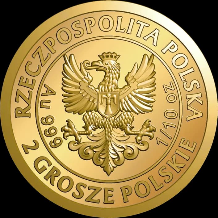 Husaria I 1/10 uncji złota 2023 - Back