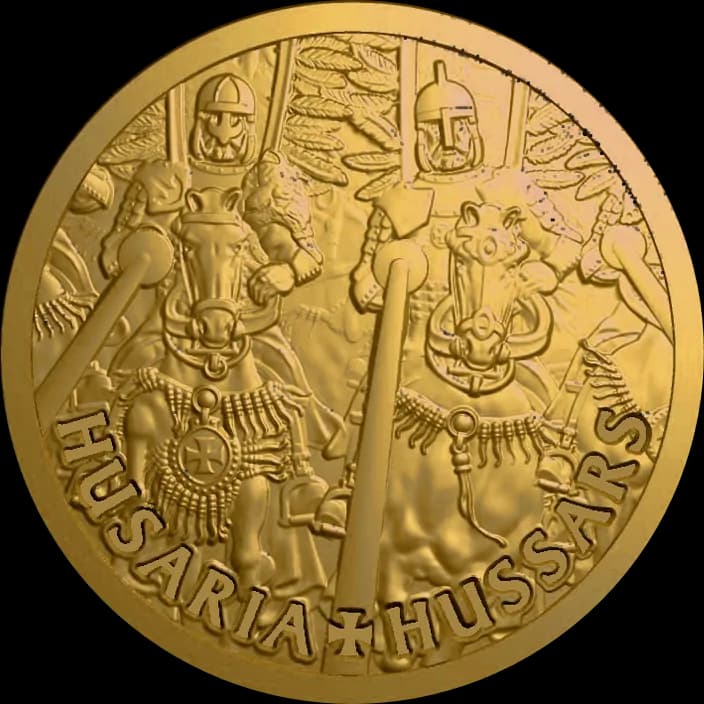 Husaria I 1/10 uncji złota 2023 - Front