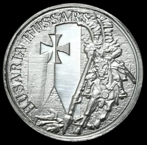 Husaria II 1/10 uncji Platyny - Front