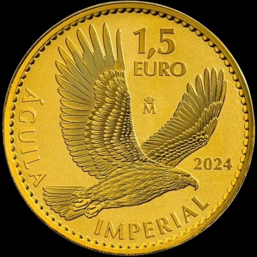 Hiszpański Orzeł Cesarski 1 uncja złota 2025 - Front