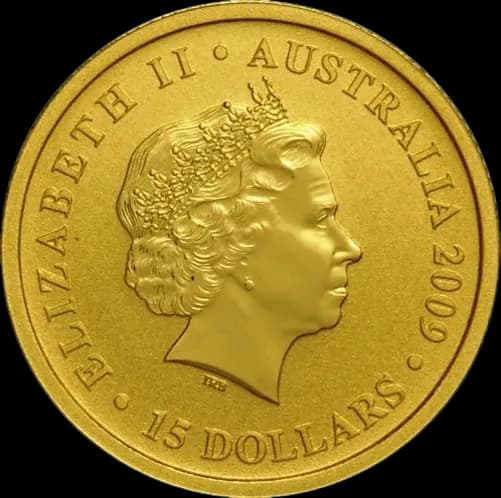 Australijski Kangur 1/10 uncji złota 2009 - Back