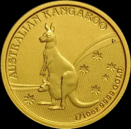 Australijski Kangur 1/10 uncji złota 2009 - Front