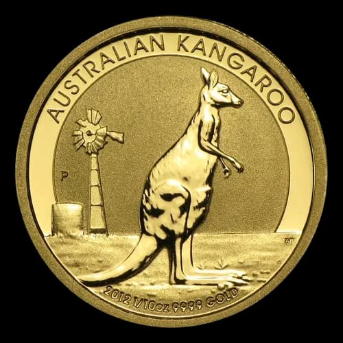 Australijski Kangur 1/10 uncji złota 2012 - Front