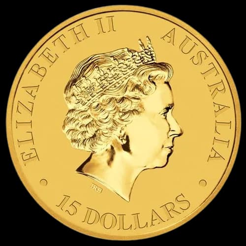 Australijski Kangur 1/10 uncji złota 2015 - Back