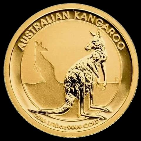 Australijski Kangur 1/10 uncji złota 2016 - Front