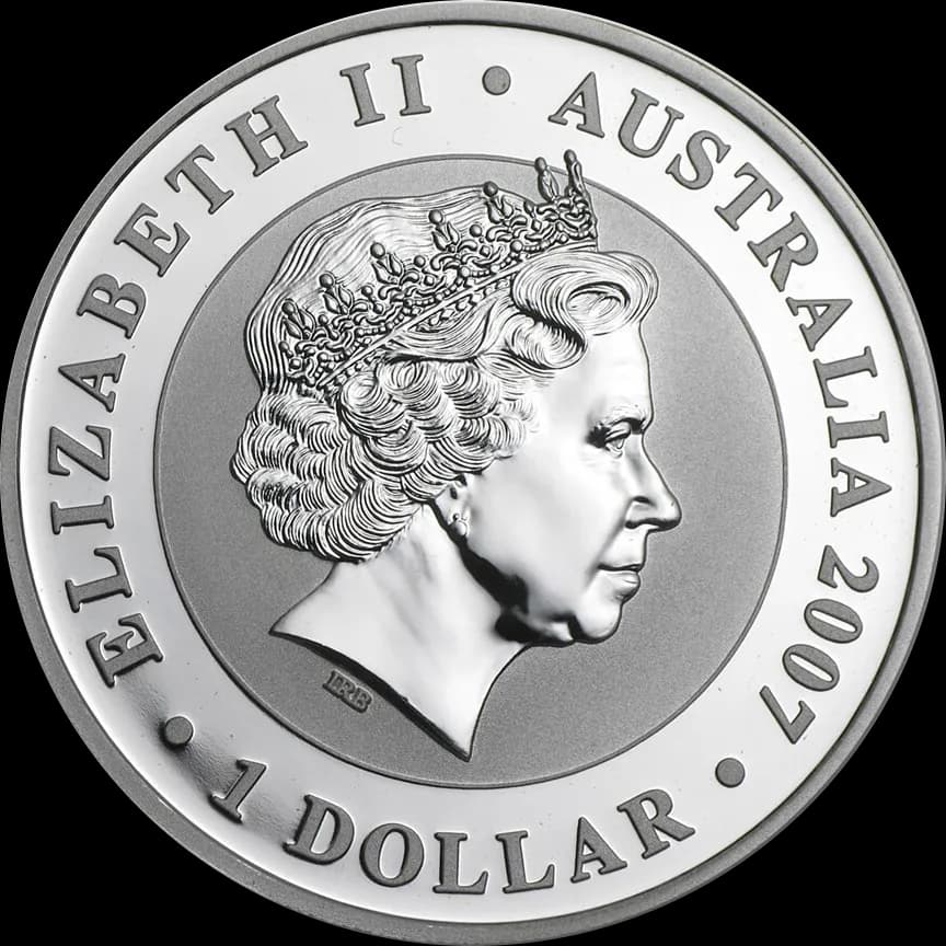 Koala 1 uncja srebra 2007 - Back