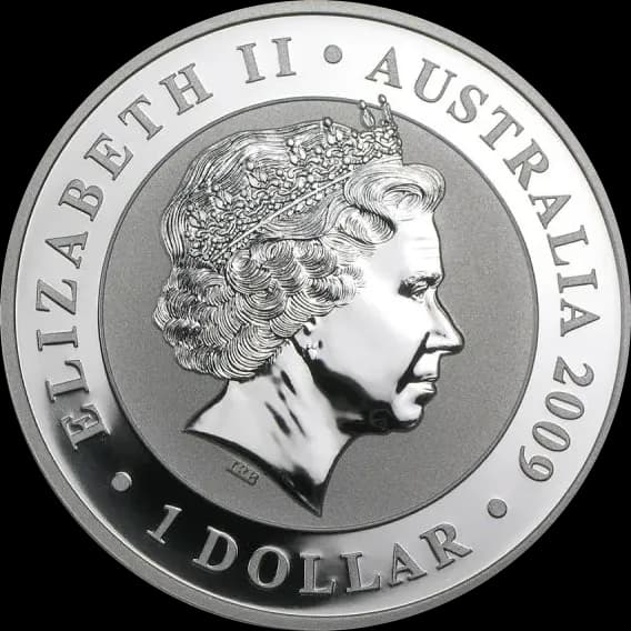 Koala 1 uncja srebra 2009 - Back