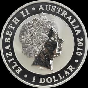 Koala 1 uncja srebra 2010 - Back