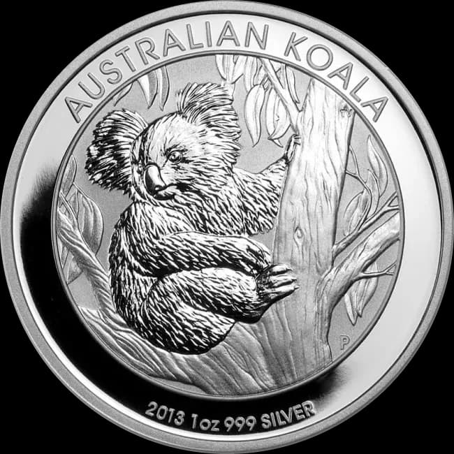 Koala 1 uncja srebra 2013 - Front