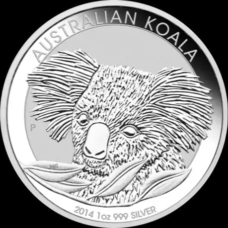 Koala 1 uncja srebra 2014 - Front