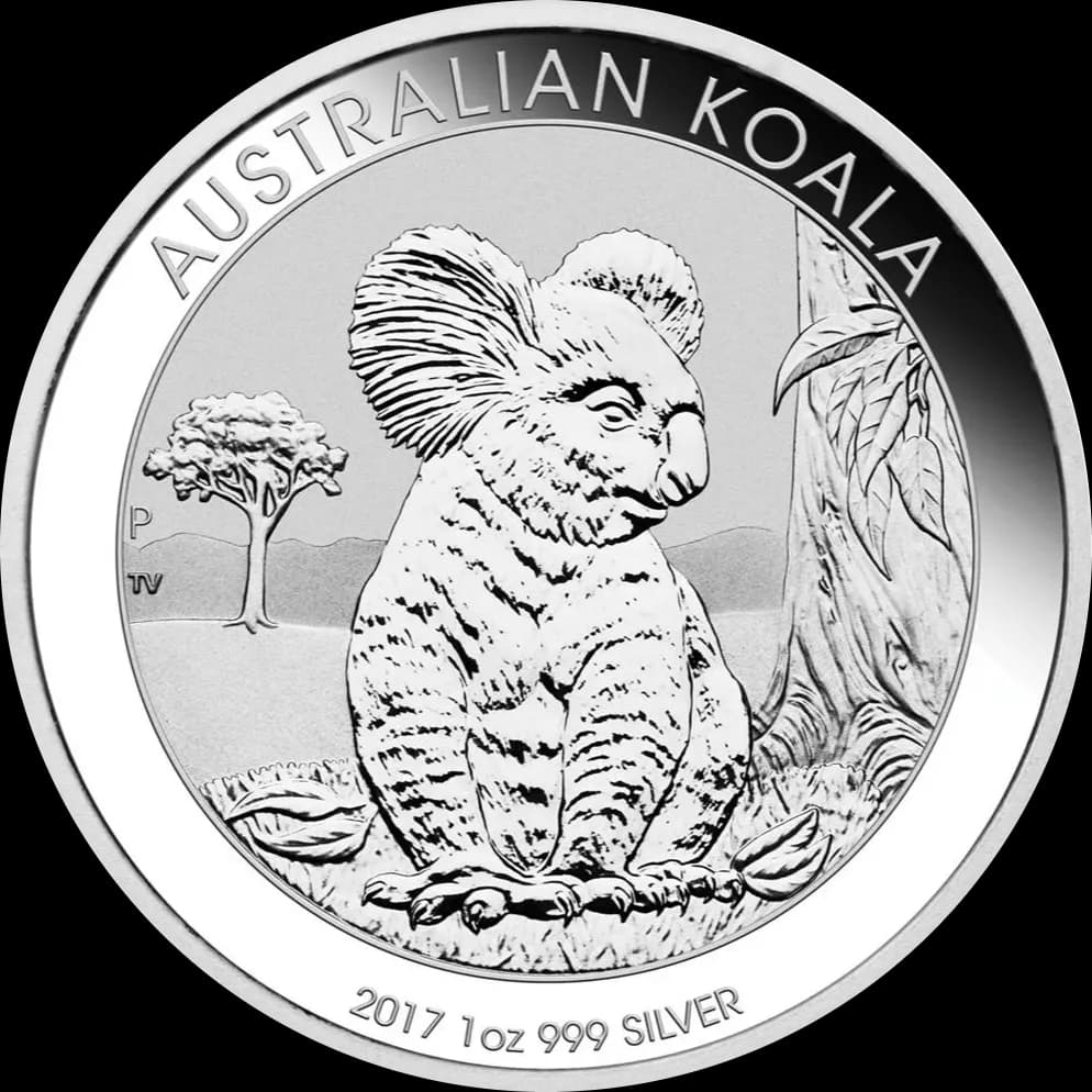 Koala 1 uncja srebra 2017 - Front