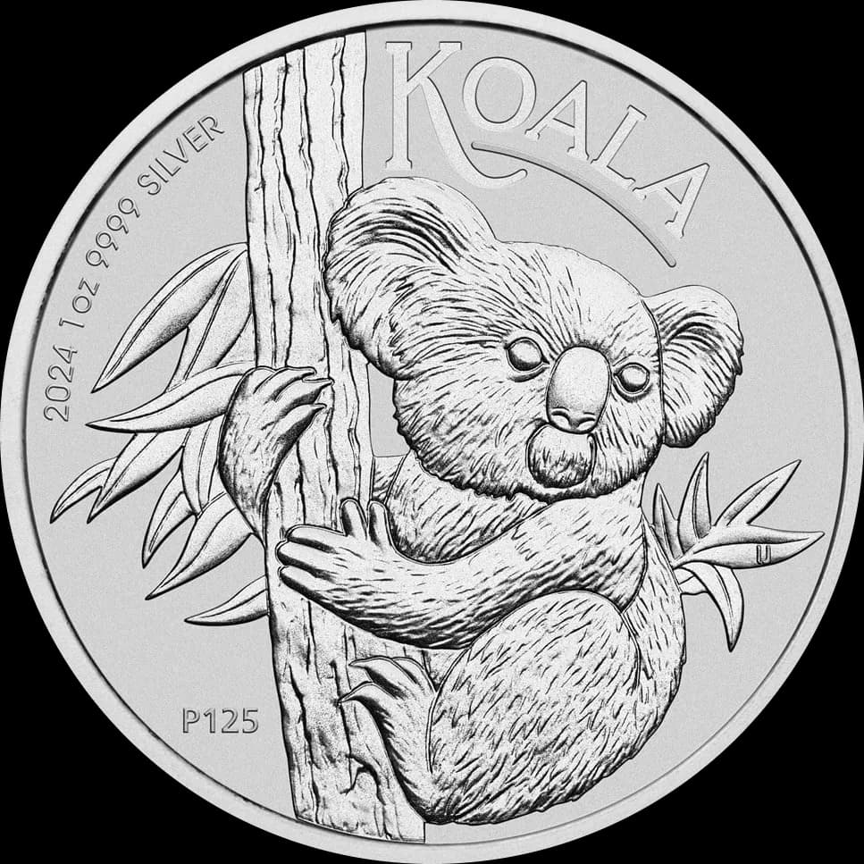 Koala 1 uncja srebra 2024 - Front