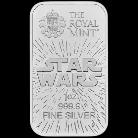 Sztabka Star Wars Light Side 1 uncja srebra 2024 - Back
