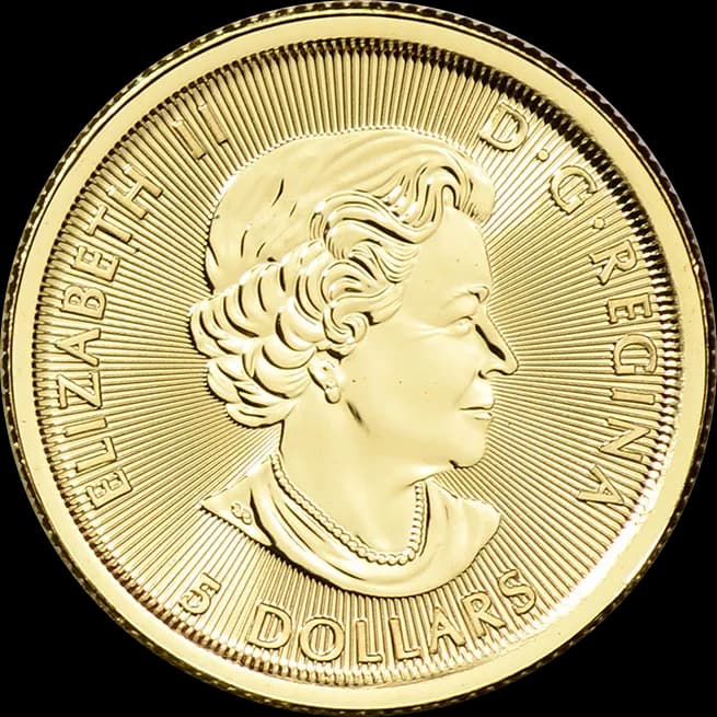 Canada Polar Bear 1/10 uncji Złota 2019 - Back
