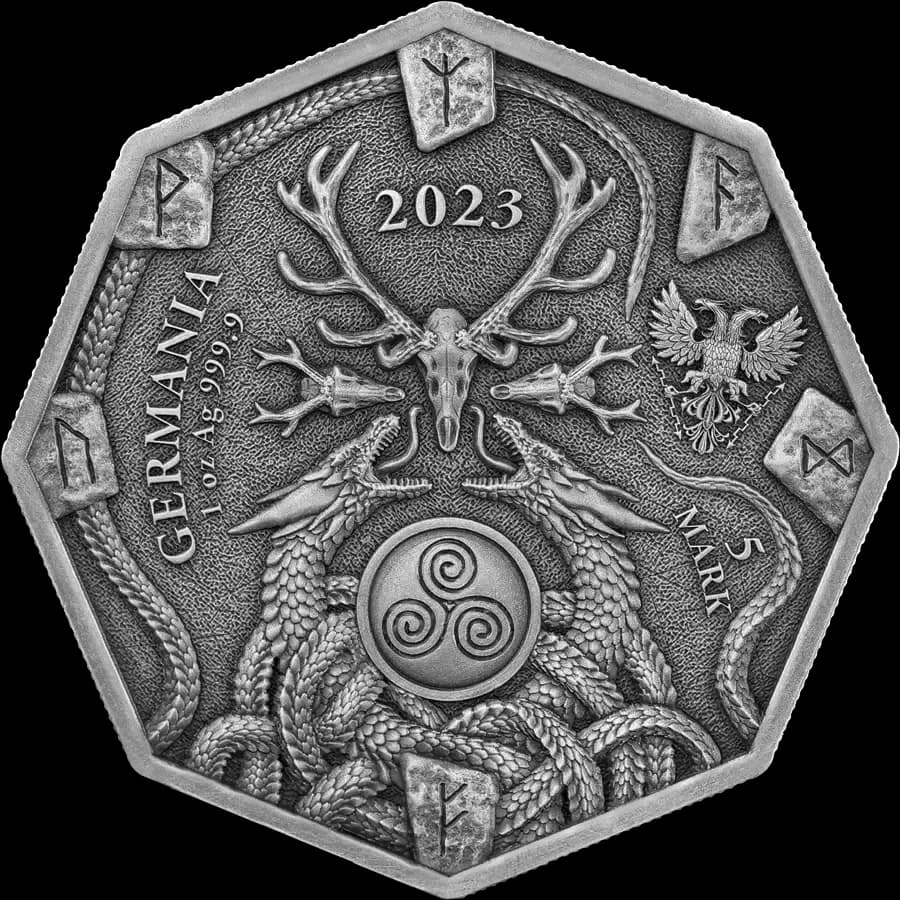 Witchcraft Seeress Ritual 1 uncja srebra 2023 - Back