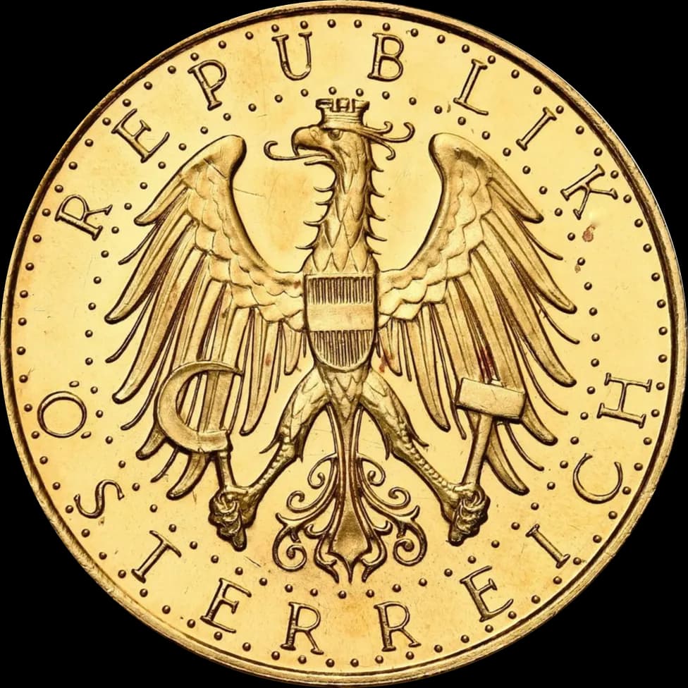 100 Szylingów Austriackich - Back