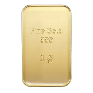 Sztabka złota 1 gram Niesortowana