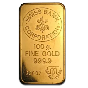 Sztabka złota 100g LBMA