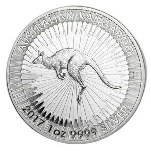 Australijski Kangur 1 uncja srebra losowe lata rewers