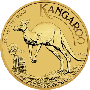 Australijski Kangur 1 uncja Złota 2024 rewers