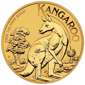 Australijski Kangur 1 uncja Złota 2023 rewers