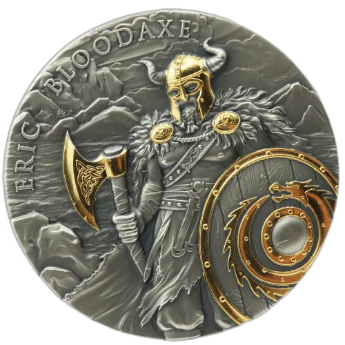 Eric Bloodaxe Legendary Warriors 2 Uncje Srebra Gilded 2023   Eric Bloodaxe Legendary Warriors 2 Uncje Srebra Gilded Rewers.webp